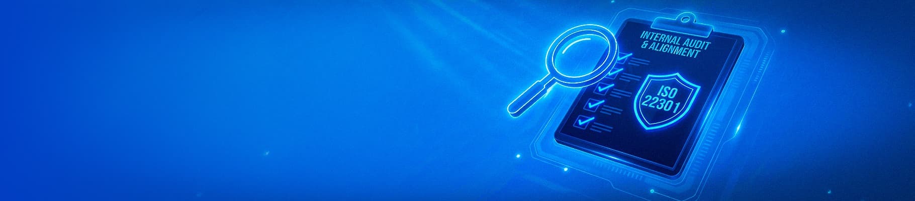 ISO 22301 audit readiness banner background