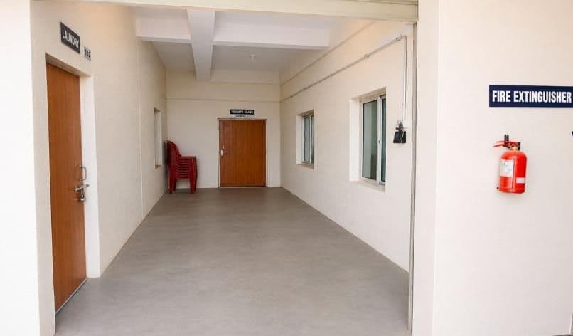 Training-centre corridor and common area