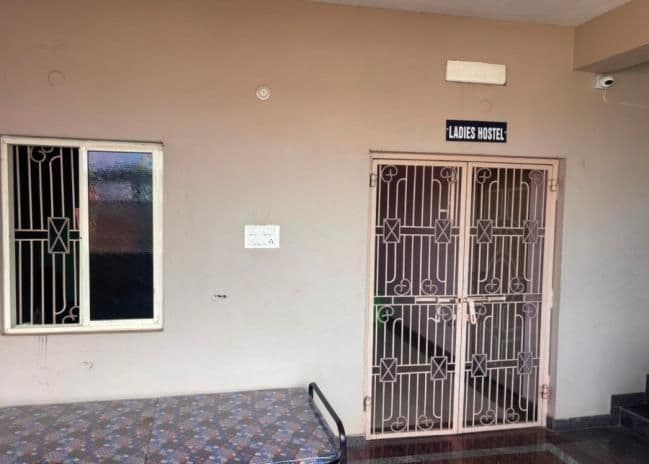 Separate ladies' hostel entrance