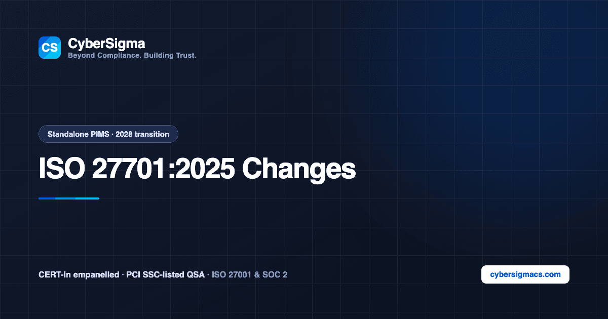 ISO 27701:2025 — What Actually Changed, and What It Means for Your Certificate